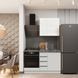 Готова кухня Prime E-line ПДЧ2 140 Сив Камък/Симфония снимка 1 | Altek Mebel