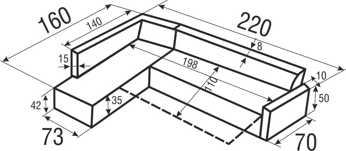 Кухонный уголок Корнер 30028 Altek mebel