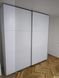 Гардероб с плъзгащи се врати G-Caiser Бял 2 ПДЧ / 3 части 220x60x240 снимка 5 | Altek Mebel