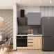 Готова кухня Prime E-line ПДЧ2 140 Дъб крафт голд/Графит снимка 1 | Altek Mebel