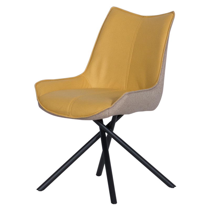 ТРАПЕЗЕН СТОЛ HALTON ЖЪЛТ DX-033 &ndash; Столове, артикул 3532059 | Altek Mebel