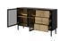 Комод Lang 2D3S/150 Черный/Дуб евок изображение 2 | Altek Mebel