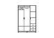 Гардероб Сити 1028 Дъб сонома снимка 2 | Altek Mebel
