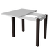 Сгъваема трапезна маса ЮК бял/венге 1-10017 снимка 4 Altek mebel, България