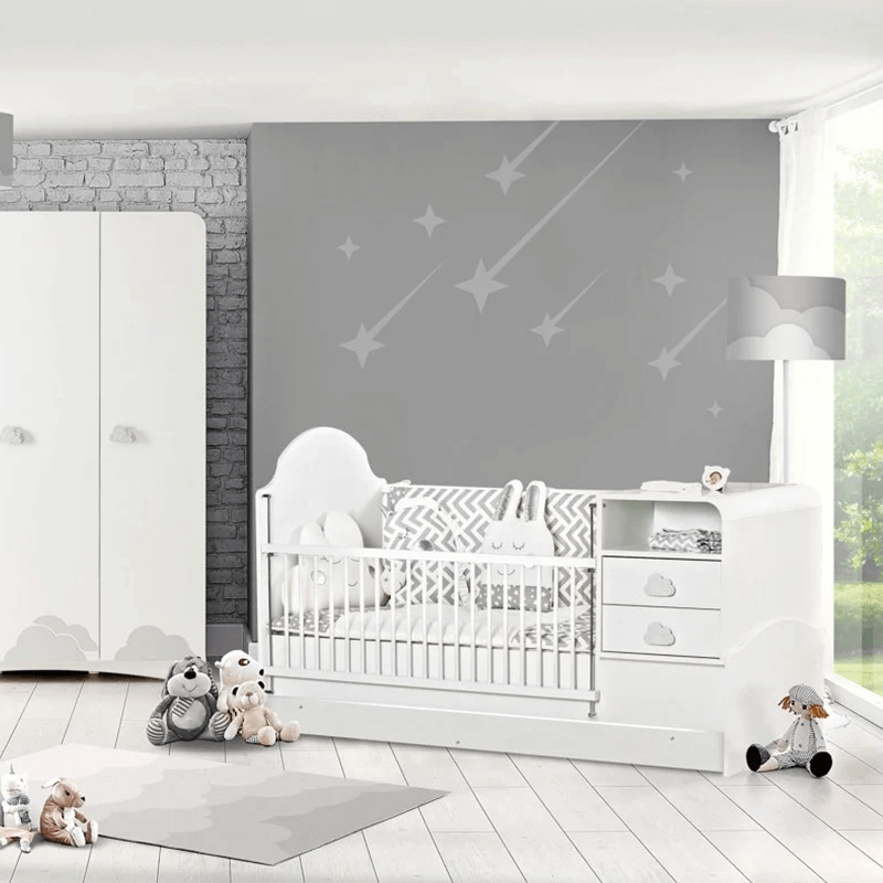 Детский манеж и детская кроватка 2в1 PORI 80x180 &ndash; Детские кровати, артикул 3575402 | Altek Mebel