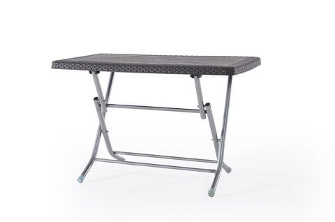 Градинска маса Rattan metal 70x120 антрацит &ndash; Градински маси, артикул 610278 | Altek Mebel