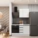 Готова кухня Prime E-line ПДЧ2 140 Сив Камък/Симфония снимка 1 | Altek Mebel