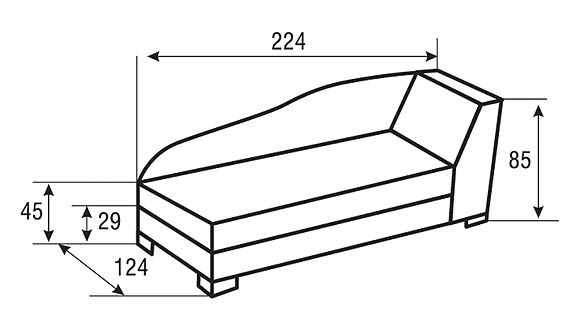 Софа София 30033 Altek mebel