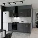 Готова кухня Elegance E-line ПДЧ2 220 Графит снимка 1 | Altek Mebel
