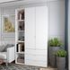 Комплект Gelar с этажеркой Белый 2 ДСП 115.7х49.5х203.4 изображение 1 | Altek Mebel