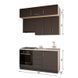 Готова кухня Forma E-line ПДЧ 160 Дъб крафт голд снимка 5 | Altek Mebel