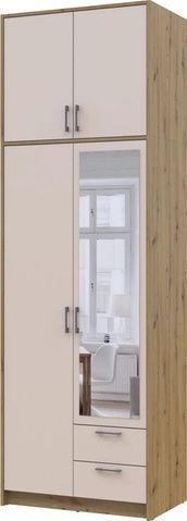 Шкаф Ронди 2 Дуб Артизан/Кашемир &ndash; Распашные шкафы, артикул DRS-011872 | Altek Mebel