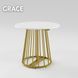 Раздвижной стол GRACE D3500 Белый/Золотой