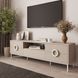 Тумба TV в гостиную Ницца 2 МДФ Кашемир/Белый изображение 2 | Altek Mebel