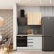 Готова кухня Prime E-line ПДЧ2 140 Дъб крафт голд/Сив Камък снимка 1 | Altek Mebel
