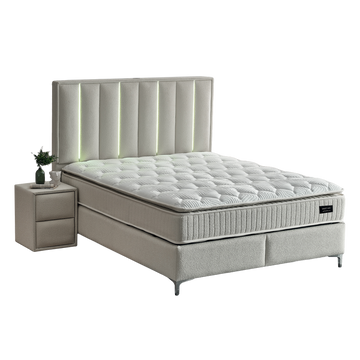 КРОВАТЬ MINI MOONLIGHT 160X200 VOGUE 01 (КРЕМ 01) &ndash; Кровати, артикул 3560261 | Altek Mebel