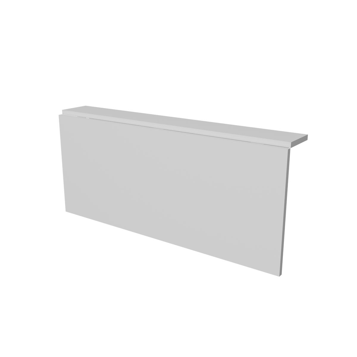 Раскладной настенный стол МИНИ2 белый/белый 1-10013-1 Altek mebel