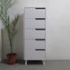 Комод Борн 500 Нимфея Альба (ножки белые) изображение 9 | Altek Mebel