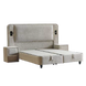 КРОВАТЬ CANCUN 180X200 MARBELLA 04 (БЕЖЕВЫЙ 04) изображение 3 | Altek Mebel